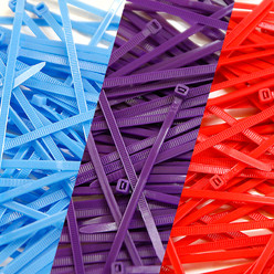 Pack of 300 Cable Ties - Colours "BMW Motorsport"