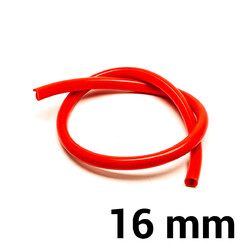 Silicone Hose Ø16 mm - Red (per meter)