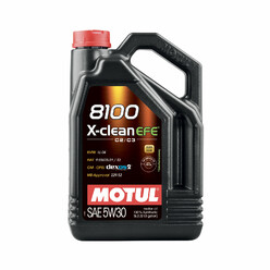 Motul 8100 X-Clean EFE 5W30 Engine Oil (5L) (Mercedes, BMW, Opel, Fiat)