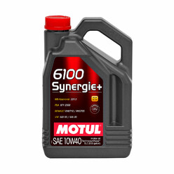 Motul 6100 Synergie+ 10W40 Engine Oil (5L) (Mercedes, Renault, VW, PSA)