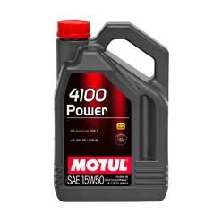 Motul 4100 Power 15W50 Engine Oil (5L) (Mercedes, Volkswagen)