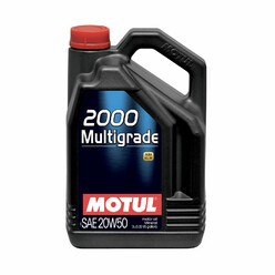 Motul 2000 Multigrade 20W50 Engine Oil (5L)