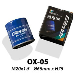 GReddy OX-05 Oil Filter | M20x1.5 (Mitsubishi Evo, etc)