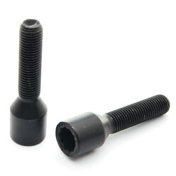 Black Extended Internal Drive Wheel Bolts M12x1.25 (Pack of 10) 