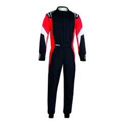Sparco Competition Racing Suit - Black & Red
