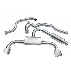 Cobra Sport Turbo Back Exhaust System for Seat Leon Cupra 5F 280 to 300 bhp, without GPF (14-18)