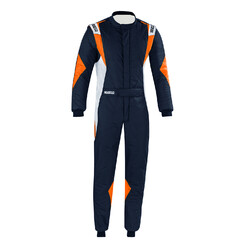 Sparco Superleggera Racing Suit, Navy & Orange