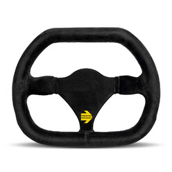 Momo Mod. 29 Steering Wheel, Black Suede, Black Spokes - 27 cm