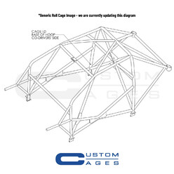 Custom Cages 8-Point Bolt-In Roll Cage for Honda Integra Type R DC5 - FIA