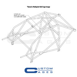 Custom Cages Multipoint Weld-In Roll Cage for Subaru Impreza GRB Group N - FIA