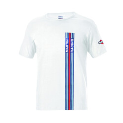 Sparco Martini Racing Big Stripes T-Shirt, White