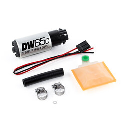 Deatschwerks DW65C 265 L/h E85 Fuel Pump, Universal Install Kit with Clips
