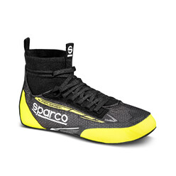 Sparco Superleggera Racing Shoes, Black & Yellow (FIA)