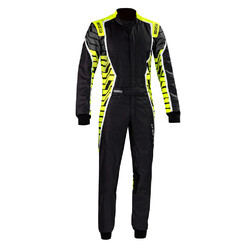Sparco X-Light K Karting Suit Kid, Black & Yellow (CIK-FIA N2013.1)