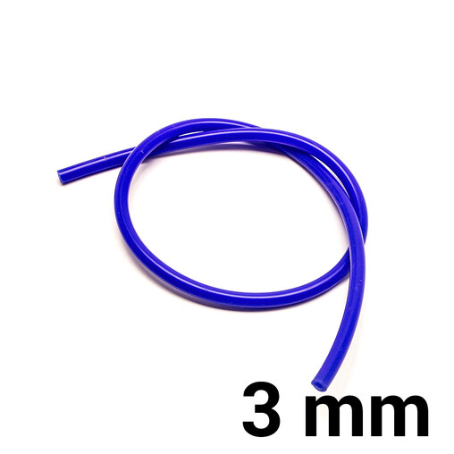 Silicone Hose 3 mm - Blue