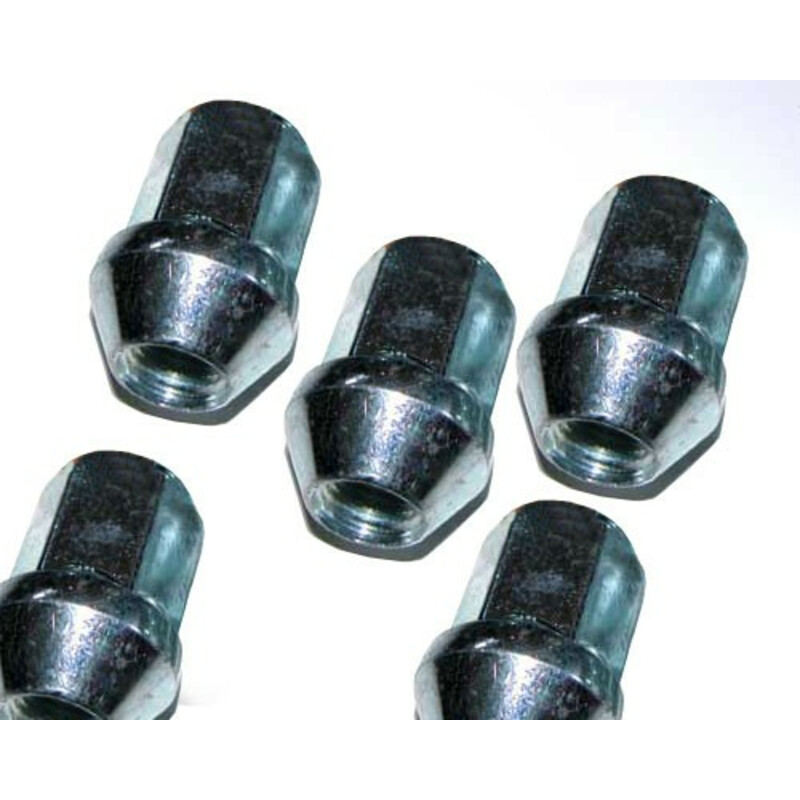 M12x1.5 Standard Chrome Wheel Nuts - 17 mm