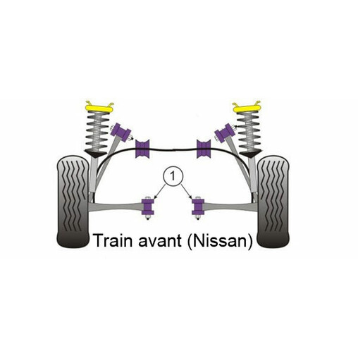 Front Lower Arm Poly Bushes Nissan