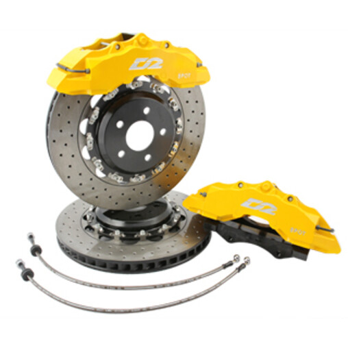 D2 Classic Big Brake Kit - Front : 8-Pot, 330 & 356 mm