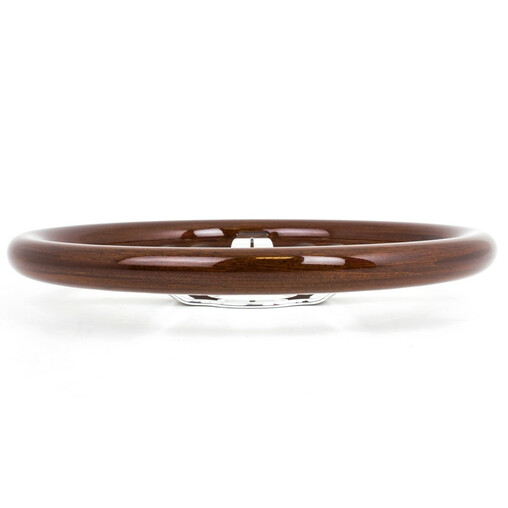 Nardi Deep Corn Steering Wheel, Wood, Chrome Spokes, 50 mm Dish, Ø33 cm