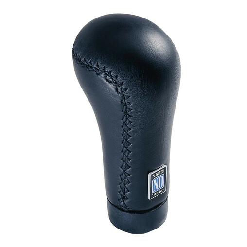 Nardi Prestige Shift Knob in Black Leather