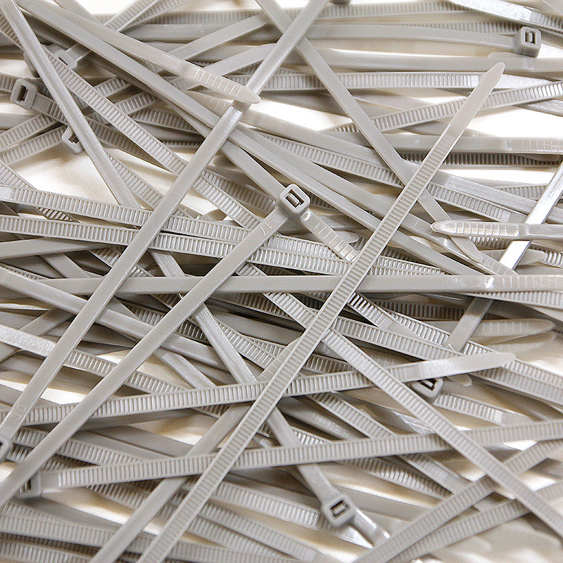 Cable Ties, Pack of 100 - Grey