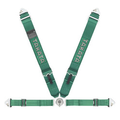 Takata Race 4 - 4 Point FIA Harness - Green