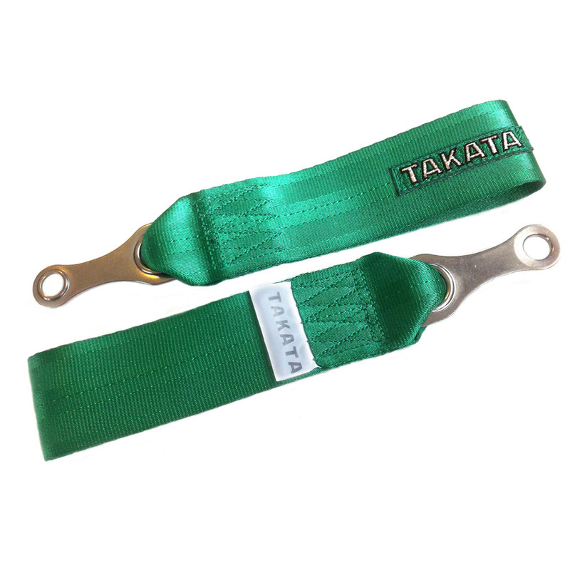 Takata Tow Strap - Green (FIA)