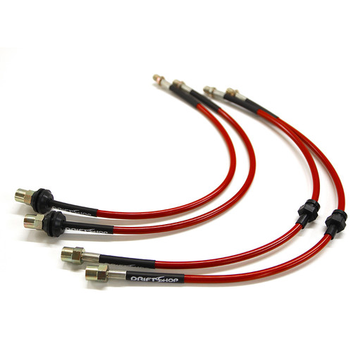 DriftShop Braided Brake Hoses for BMW E46, inc. M3
