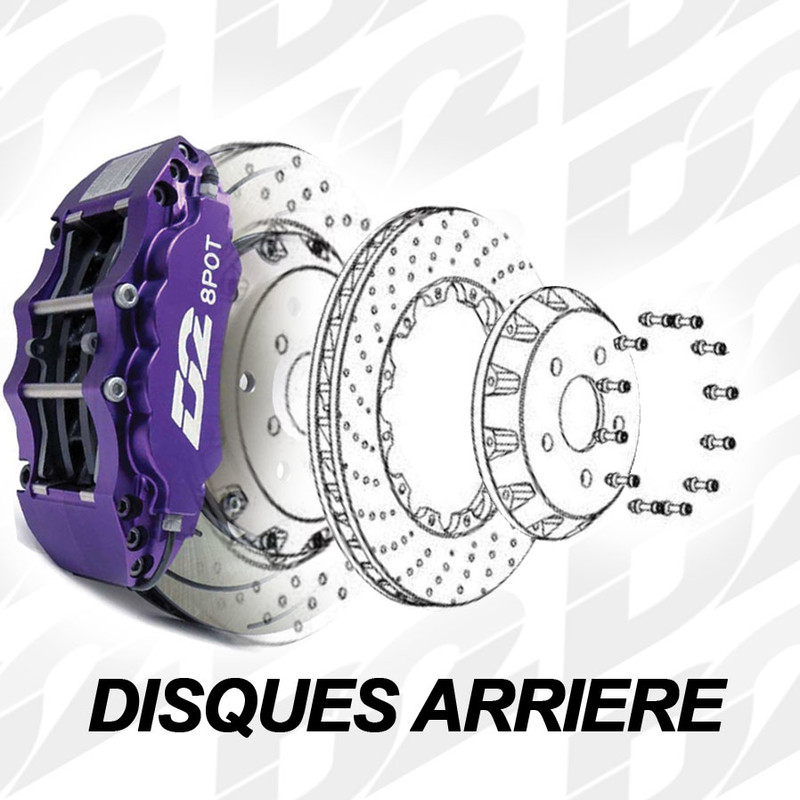 Replacement Rear Discs for D2 Racing Brake Kits