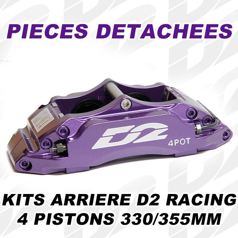 Spare Parts for D2 Racing Rear Brake Kits - 4-Pot 330/355 mm