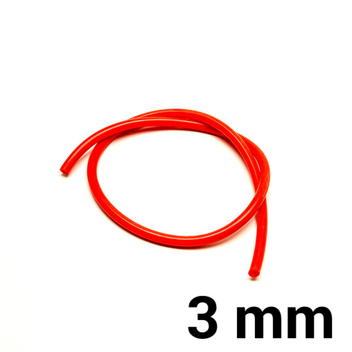 Silicone Hose 3 mm - Red