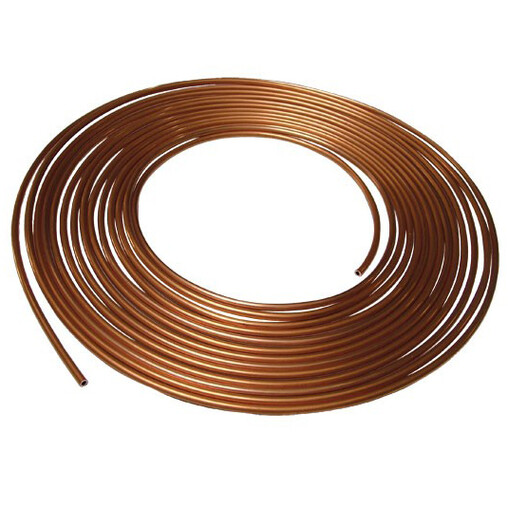 Copper Brake Hose - 7.62 m Roll