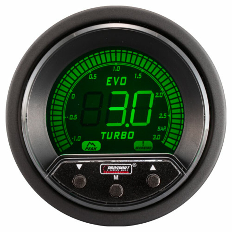 Prosport Evo Boost Pressure Gauge (4 Colors) In stock, available from