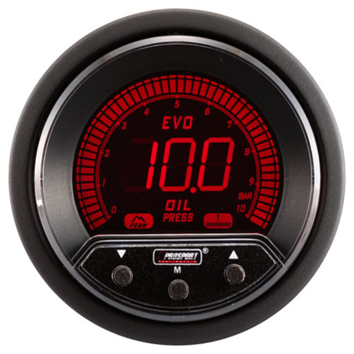 ProSport Evo Oil Pressure Gauge (4 Colors)