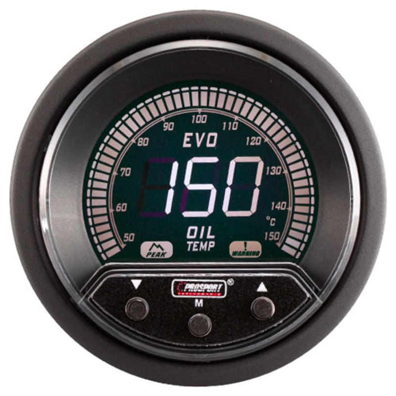 ProSport Evo Oil Temperature Gauge (4 Colors)