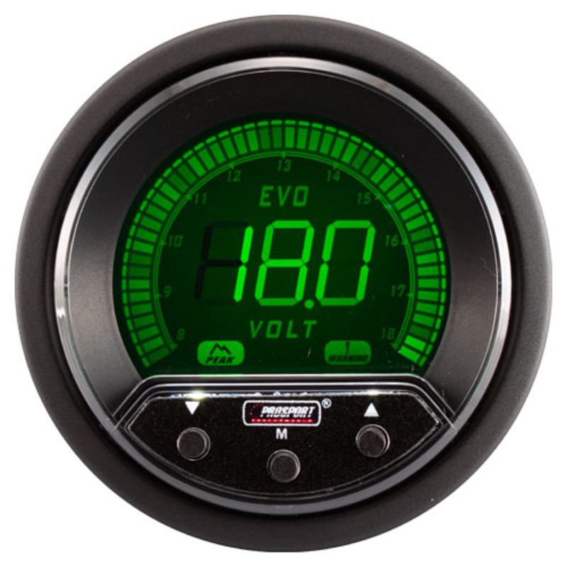 ProSport Evo Voltmeter Gauge (4 Colors)