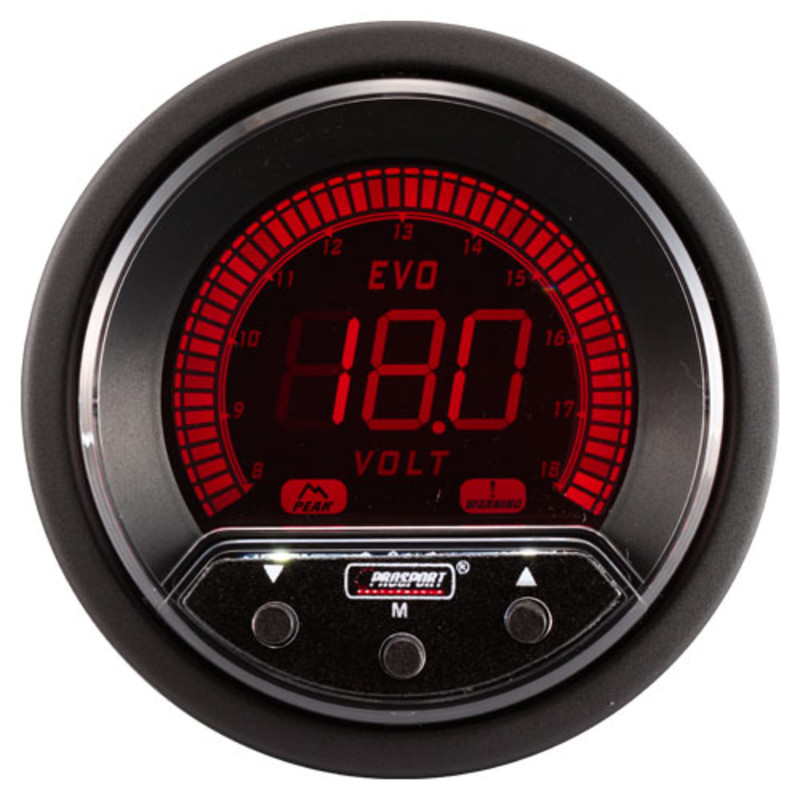 ProSport Evo Voltmeter Gauge (4 Colors)