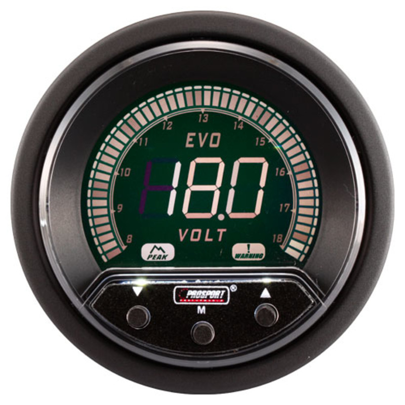 ProSport Evo Voltmeter Gauge (4 Colors)