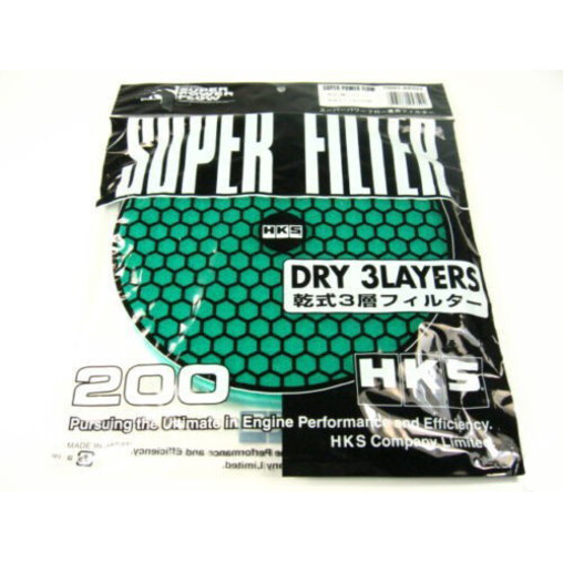 HKS Super Power Flow Replacement Filter (200mm, Green)