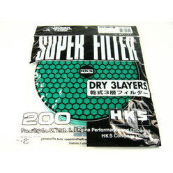 HKS Super Power Flow Replacement Filter (200mm, Green) HKS Super Power Flow Replacement Filter (200mm, Green)