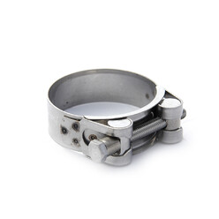 Stainless Steel T Bolt Hose Clamp. 52-55 mm