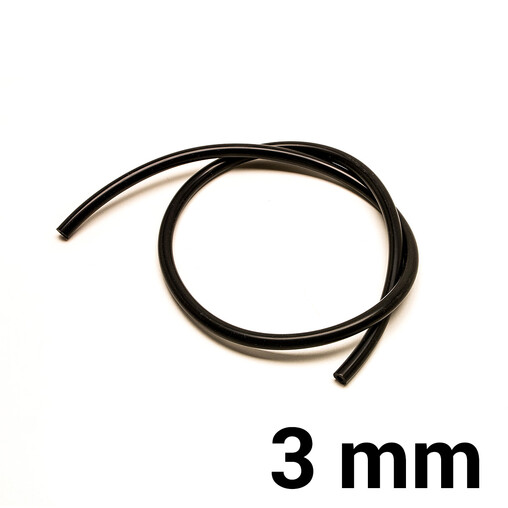 Silicone Hose 3 mm - Black