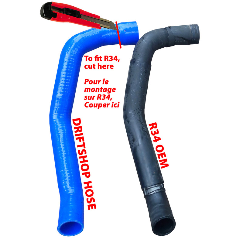 Silicone Radiator Hoses for Nissan Skyline R33 GTS-T & R34 GTT