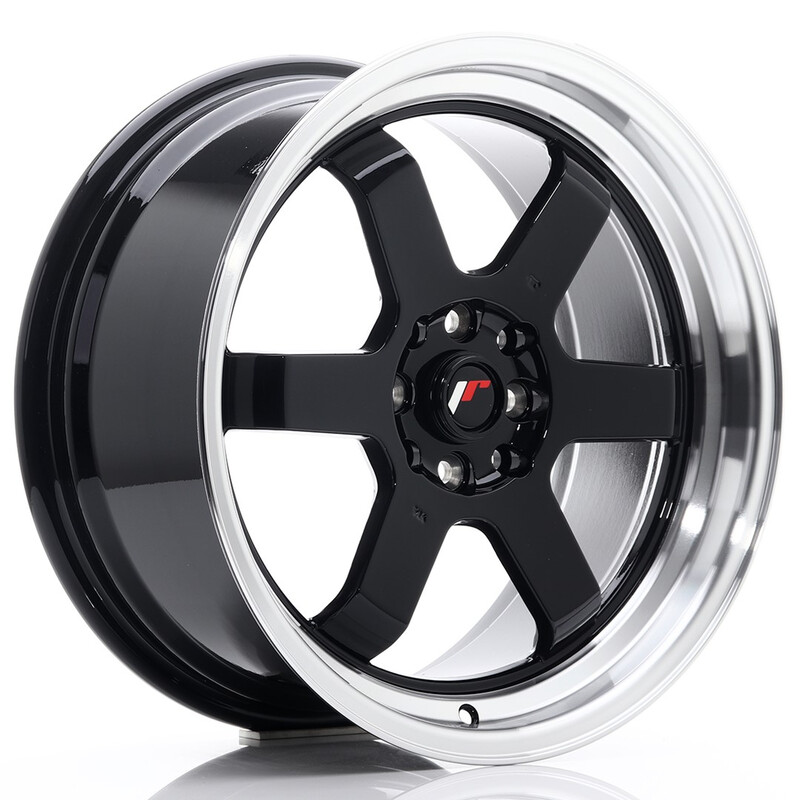 Japan Racing JR-12 17x8" 4x100/114.3 ET33, Gloss Black