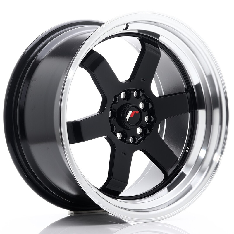 Japan Racing JR-12 17x9" 4x100/114.3 ET25, Gloss Black