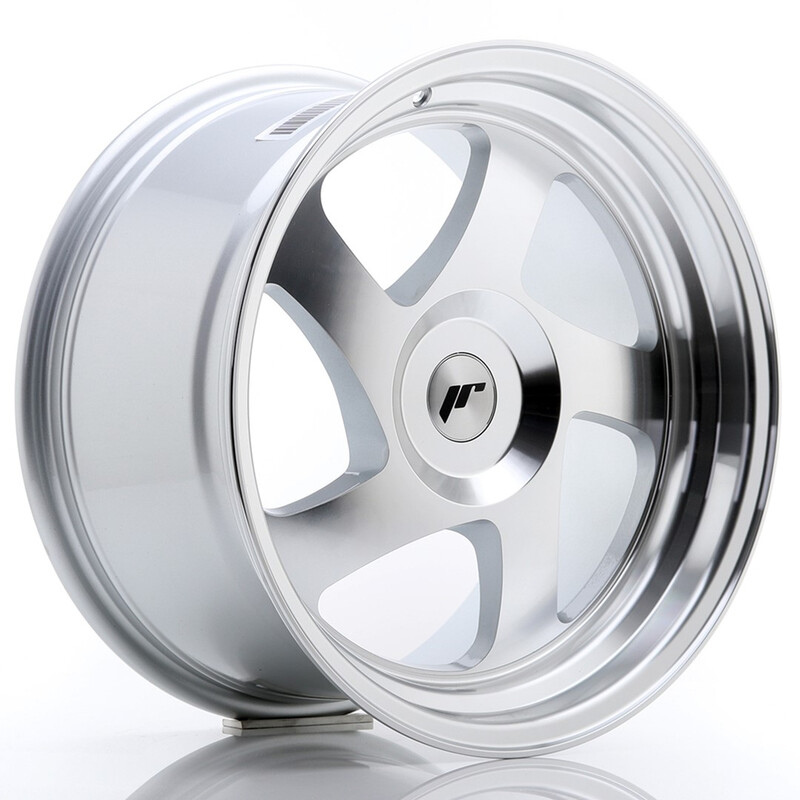Japan Racing JR-15 17x9" (4 & 5 hole custom PCD) ET25, Silver
