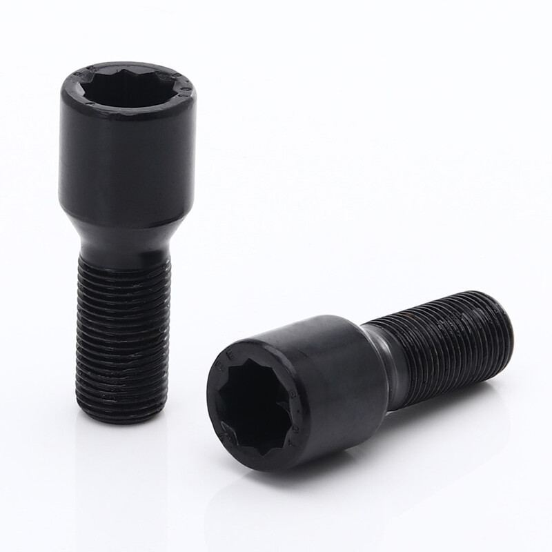 Black Internal Drive Wheel Bolts M14x1.25 (Pack of 20) 