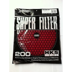 HKS Super Power Flow Replacement Filter (200mm, Red)