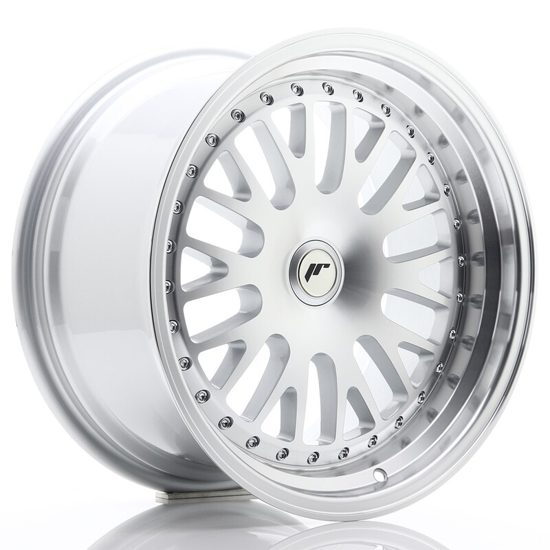 Japan Racing JR-10 17x9" (4 & 5 hole custom PCD) ET25-30, Silver