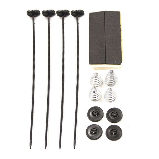 Universal Fan Straps Kit Zip Tie Cable Mounting Kit Radiator Oil Cooler Parts 